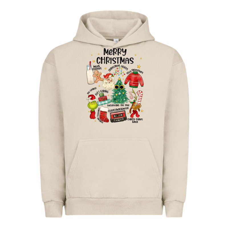 Merry Christmas Urban Hoodie by MaliasSmallBusiness | Teevron