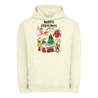 Pigment Pistachio merry christmas Urban Hoodie - MaliasSmallBusiness