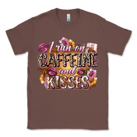Chestnut i run on caffeine and kisses Classic Tee - Zillion Design Studio