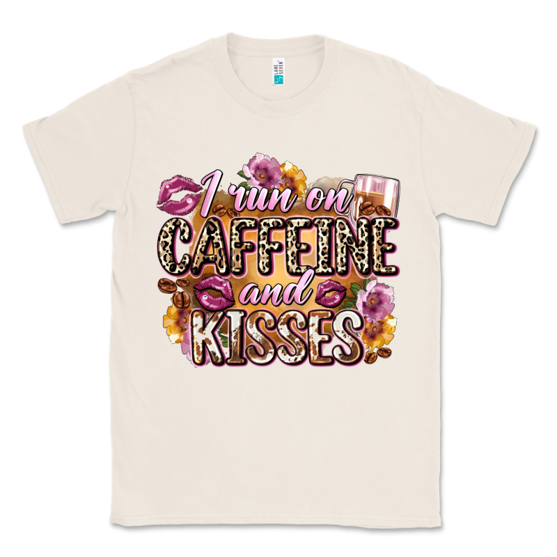 I Run On Caffeine And Kisses Classic Tee by Zillion Design Studio | Teevron