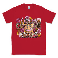 Red i run on caffeine and kisses Classic Tee - Zillion Design Studio