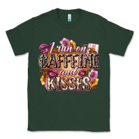 Sports Green i run on caffeine and kisses Classic Tee - Zillion Design Studio