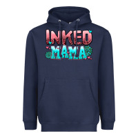 Navy inked mama Heavyweight Hoodie - AdoDesignShop