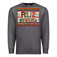 Charcoal Heather feliz navidad spanish christmas Premium Sweatshirt - Jasminsmagicworld