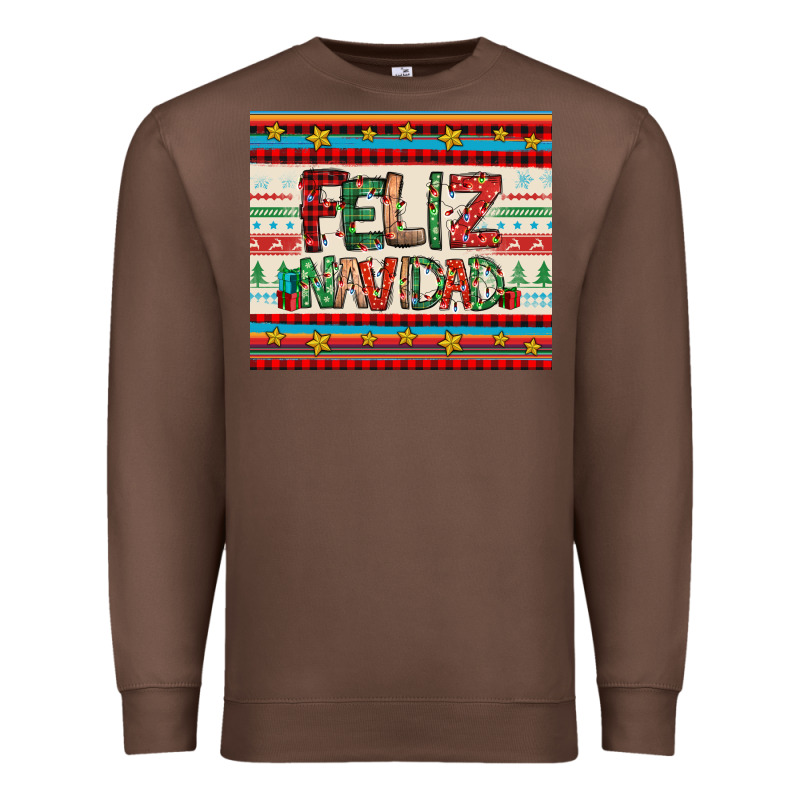 Feliz Navidad Spanish Christmas Premium Sweatshirt by Jasminsmagicworld | Teevron