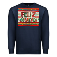 Navy feliz navidad spanish christmas Premium Sweatshirt - Jasminsmagicworld