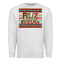 Oatmeal Heather feliz navidad spanish christmas Premium Sweatshirt - Jasminsmagicworld
