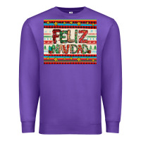 Purple feliz navidad spanish christmas Premium Sweatshirt - Jasminsmagicworld