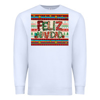 White feliz navidad spanish christmas Premium Sweatshirt - Jasminsmagicworld