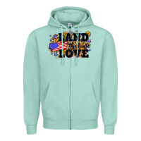 Seafoam Land that we love 4th of July Zipper Hoodie - Neo Western