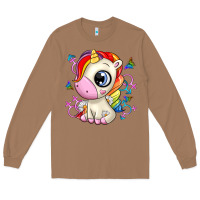 Toasted Coconut unicorn Long Sleeve Tee - Zillion Design Studio