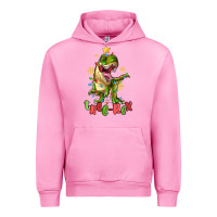 Fuchsia Pink tree rex trex christmas dinosaur Urban Hoodie - MaliasSmallBusiness