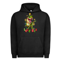 Pigment Black tree rex trex christmas dinosaur Urban Hoodie - MaliasSmallBusiness
