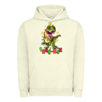 Pigment Pistachio tree rex trex christmas dinosaur Urban Hoodie - MaliasSmallBusiness