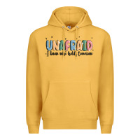 Mustard unafraid Premium Hoodie - MaliasSmallBusiness