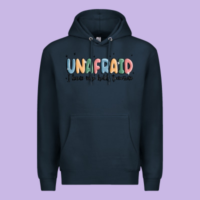 Unafraid Premium Hoodie Designed By Maliassmallbusiness