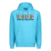 Ocean Blue unafraid Premium Hoodie - MaliasSmallBusiness