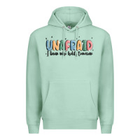 Seafoam unafraid Premium Hoodie - MaliasSmallBusiness
