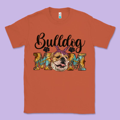 Western Bulldog Mom Classic Tee Designed By Ranaportraitstore