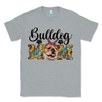 Heather Grey western bulldog mom Classic Tee - RanaPortraitStore