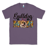 Lavender western bulldog mom Classic Tee - RanaPortraitStore