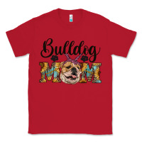 Red western bulldog mom Classic Tee - RanaPortraitStore