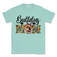 Seafoam western bulldog mom Classic Tee - RanaPortraitStore