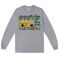 Heather Grey may your coffee always Long Sleeve Tee - texasbilliewilder