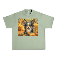 Oil Green chihuahua Urban Heavy Tee - Unal Design