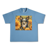 Pebble Blue chihuahua Urban Heavy Tee - Unal Design