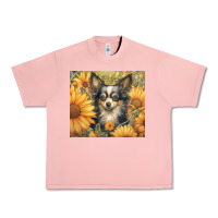 Salmon chihuahua Urban Heavy Tee - Unal Design