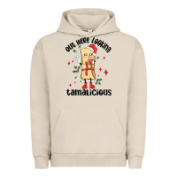 Pigment French Oak out here looking tamalicious christmas tamale Urban Hoodie - MaliasSmallBusiness
