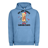 Pigment Pebble Blue out here looking tamalicious christmas tamale Urban Hoodie - MaliasSmallBusiness
