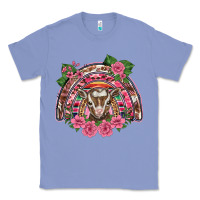 Colony Blue pink floral baby goat rainbow Classic Tee - BarkalooDesign