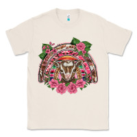 Natural pink floral baby goat rainbow Classic Tee - BarkalooDesign
