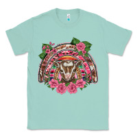 Seafoam pink floral baby goat rainbow Classic Tee - BarkalooDesign