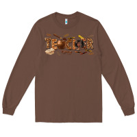 Chestnut melanin teacher Long Sleeve Tee - texasbilliewilder