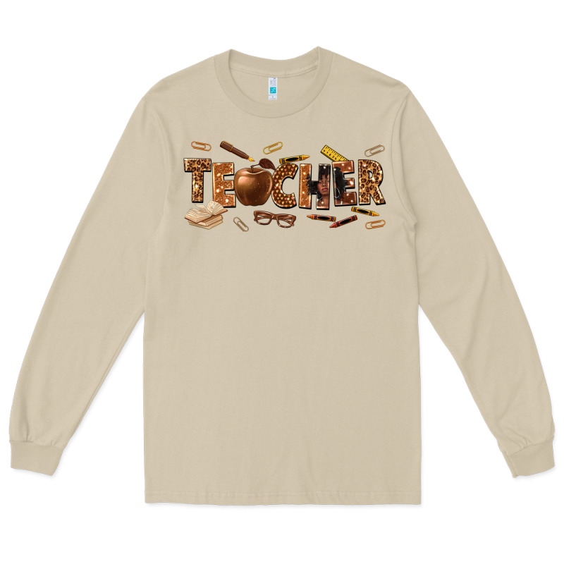 Melanin Teacher Long Sleeve Tee by texasbilliewilder | Teevron