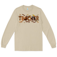 Mushroom melanin teacher Long Sleeve Tee - texasbilliewilder