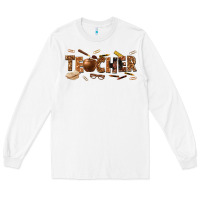 White melanin teacher Long Sleeve Tee - texasbilliewilder