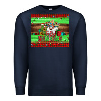 Navy feliz navidad spanish christmas santa tumbler Premium Sweatshirt - Jasminsmagicworld
