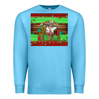 Ocean Blue feliz navidad spanish christmas santa tumbler Premium Sweatshirt - Jasminsmagicworld