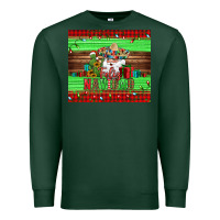 Sports Green feliz navidad spanish christmas santa tumbler Premium Sweatshirt - Jasminsmagicworld