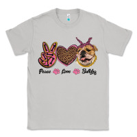 Moon Dust peace love bulldog Classic Tee - RanaPortraitStore