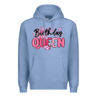 Colony Blue birthday queen Premium Hoodie - MaliasSmallBusiness
