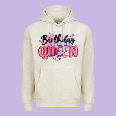 Birthday Queen Premium Hoodie Designed By Maliassmallbusiness