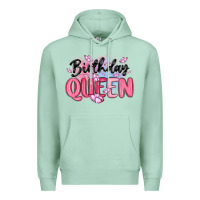 Seafoam birthday queen Premium Hoodie - MaliasSmallBusiness