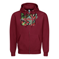Burgundy kentucky Zipper Hoodie - SublimationCraftShop