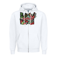 White kentucky Zipper Hoodie - SublimationCraftShop