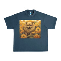 Midnight Navy chow chow Urban Heavy Tee - Unal Design
